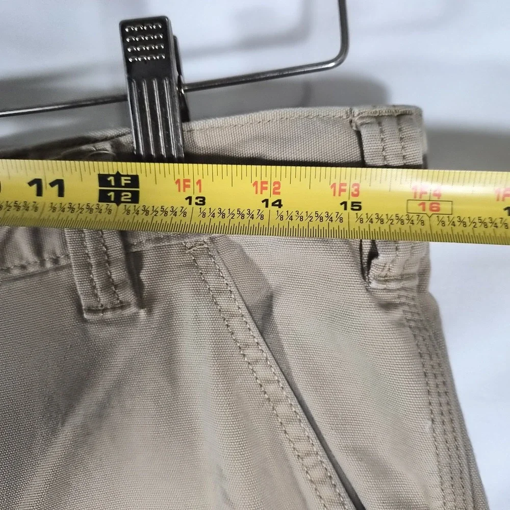 Carhartt Rugged Flex Relaxed Fit Canvas Work Pants Men's 32x30 Tan Workwear